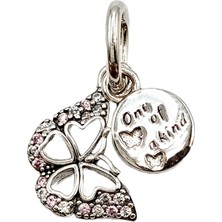 Defne Silver Ikili Kelebek Charm
