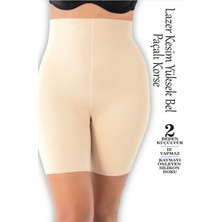 Form Angel Ten Rengi 3002 Model Lazer Kesim Yüksek Bel Paçalı Korse