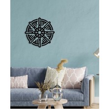 Artroya -La Ilahe Illallah Muhammeden Resulullah Islami Metal  Tablo - Islami Ev Dekorasyonu -  Dini Duvar Tabloları - 50 X 50 - Cm - Sıyah-Islm-052