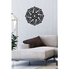 Artroya -La Ilahe Illallah Muhammeden Resulullah Islami Metal  Tablo - Islami Ev Dekorasyonu -  Dini Duvar Tabloları - 50 X 50 - Cm - Sıyah-Islm-052