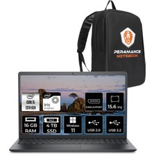 Dell Vostro 3530 Intel Core I5 1334U 16GB 4tb SSD 15.6" Fhd W11H Taşınabilir Bilgisayar & Per4 Çanta N3404PVNB3530UP365
