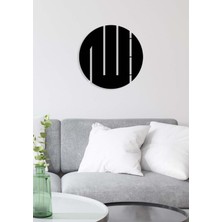 Artroya -Allah Islami Metal  Tablo - Islami Ev Dekorasyonu -  Dini Duvar Tabloları - 50 X 50 - Cm - Sıyah-Islm-020