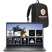 Dell Latitude 3540 i5 1235U Notebook 16GB RAM 4TB SSD 15.6" FHD Win11 Pro + Per4 Çanta N049L354015UP415