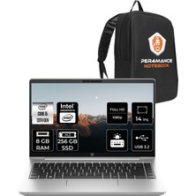 HP Probook 440 G10 i5 1335U 8GB RAM 256GB SSD 14" FHD FreeDOS 8A565EAPN301 Notebook + Per4 Çanta