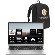 HP Probook 440 G10 i5 1335U 16GB RAM 256GB SSD 14" FHD Win11 Pro 8A565EAPN411 Notebook + Per4 Çanta