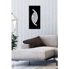Artroya -Allah Islami Metal  Tablo - Islami Ev Dekorasyonu -  Dini Duvar Tabloları - 60 X 30 - Cm - Sıyah-Islm-026