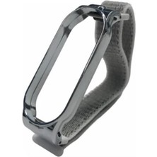 Mi7a Xiaomi Mi Band 5 Akıllı Bileklik Metal Çerçeveli Hasır Kordon