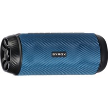 Syrox S38 Hafıza Kartı + USB + 3.5mm Aux + Fm + Eller Serbest Rgb Ledli 2X5W Bluetooth 5.0 Tws Kablosuz Hoparlör