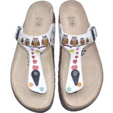 Shoerokee Parmak Arası Terlik Baskılı 404