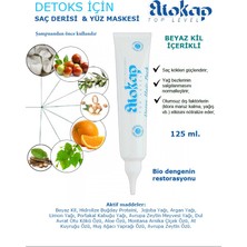 Eliokap Detox Hair Pack - Saç  & Yüz Maskesi,  Beyaz Kil içeren, Saç Derisi İçin Detoks, 125 ml