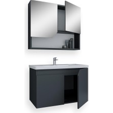 Teta Home Napoli 65 cm Mdf Banyo Dolabı Seti