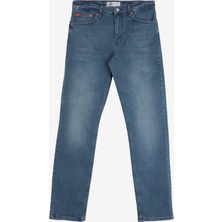 Lee Cooper Jagger Normal Bel Dar Kesim Düz Paça Mavi Erkek Jean Pantolon