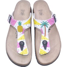 Shoerokee Parmak Arası Terlik Baskılı 402