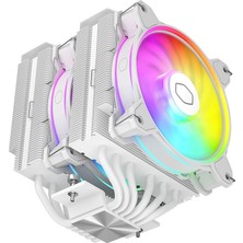 Cooler Master Hyper 622 Halo White Argb 120 mm INTEL(1700P)-AMD Uyumlu Hava Soğutucu