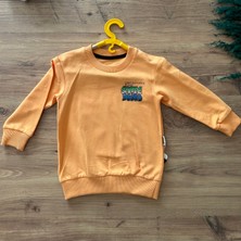 Ervuse Baskı Desenli Erkek Çocuk Pantolon Sweatshirt Takım