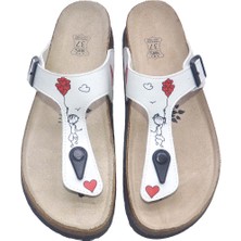 Shoerokee Parmak Arası Terlik Baskılı 403