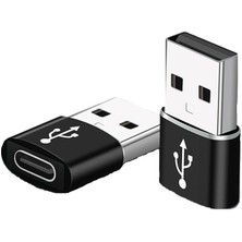 Lunatic 2944 USB 3.0 To Type C 3.1 Şarj Data USB 3.0 To Type-C Dişi Çevirici Dönüştürücü Adaptör USB Dişi Type-C Soketine Çevirir Iki Ucu Type-C Olan Kablo ile Standart USB Üzerinden Şarj Edilir