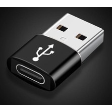 Lunatic 2944 USB 3.0 To Type C 3.1 Şarj Data USB 3.0 To Type-C Dişi Çevirici Dönüştürücü Adaptör USB Dişi Type-C Soketine Çevirir Iki Ucu Type-C Olan Kablo ile Standart USB Üzerinden Şarj Edilir