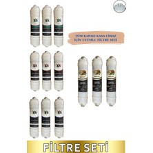 Kapalı Kasa Su Arıtma Cihazı Filtresi Inline 2 Yıllık Bakım Seti (Membransız) Set