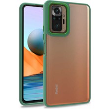 Başkenttekno Xiaomi Redmi Note 10 Pro Kılıf Kamera Çıkıntılı Arkası Şeffaf Köşeleri Parlak Renkli Işlemeli Flora Kapak