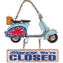 Scooter Metal Kapı Yazısı