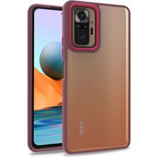 Başkenttekno Xiaomi Redmi Note 10 Pro Kılıf Kamera Çıkıntılı Arkası Şeffaf Köşeleri Parlak Renkli Işlemeli Flora Kapak