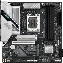 Gıgabyte Z890M Gamıng x Micro Atx Anakart, Intel Z890 Chipset, Ddr5 Bellek, Lga 1851 Soket Tipi