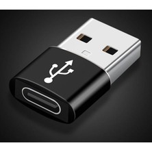 Lunatic 100 Lü Paket 2944 USB 3.0 To Type C 3.1 Şarj Data USB 3.0 To Type-C Dişi Çevirici Dönüştürücü Adaptör USB Dişi Type-C Sokete Çevir Iki Ucu Type-C Olan Kablo Standart USB Üzerinden Şarj Edilir