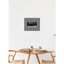 Artroya - Done Is Better Than Perfect Yazısı Metal Duvar Tablosu - Ev Dekorasyon - Metal Duvar Yazısı - 60 x 60 - cm -Siyah - TEXT-144
