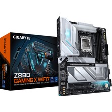 Gıgabyte Z890 Gamıng x Wıfı7 Atx Anakart, Intel Z890 Chipset, Ddr5 Bellek, Lga 1851 Soket Tipi