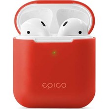 Epico Silikon Kılıf Airpods 2. Nesil - Kırmızı