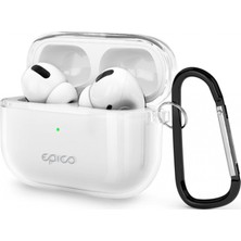 Epico Şeffaf Kılıf Airpods Pro - Beyaz Şeffaf