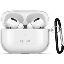 Epico Şeffaf Kılıf Airpods Pro - Beyaz Şeffaf