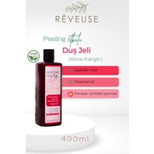 Reveuse Peeling Etkili Akne Karşıtı Salisilik Asit & B3 Vitamin Duş Jeli 400ML