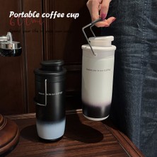 Lindsey Lucky Shop Büyük Kapasiteli Taşınabilir El Kahve Kupa / Içme Kupa 600ML, Sıcak Tutun (Yurt Dışından)