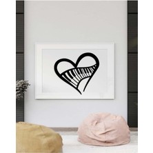 Artroya - Piano Love Metal Duvar Müzik  Tablosu - Ev Ofis Dekorasyonu - 60 x 65 - cm - Siyah - MÜZIK-005