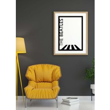Artroya - The Beatless Metal Duvar Müzik  Tablosu - Ev Ofis Dekorasyonu - 72 x 50 - cm - Siyah - MÜZIK-031