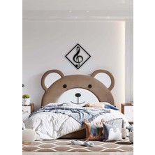 Artroya - Çerçeveli Sol Anahtarı Metal Duvar Müzik  Tablosu - Ev Ofis Dekorasyonu - 60 x 60 - cm - Siyah - MÜZIK-090