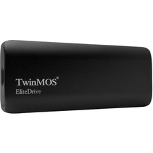 TwinMOS 1TB Taşınabilir Harici SSD USB 3.2/Type-C Siyah (PSSDGGBMED32)