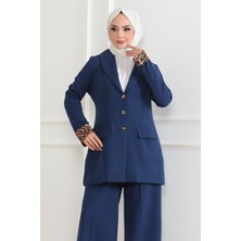 Moda Mihram Leopar Desenli Takım Taba 19218