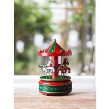 Yılbaşı Hediyelik Dekor Süsü Dekoratif Müzikli Atlı Karınca 18 cm