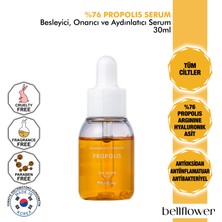 Bellflower %76 Propolis Ve Hyaluronik Asit Içeren Besleyici, Yenileyici, Nemlendirici, Aydınlatıcı Serum 30ml