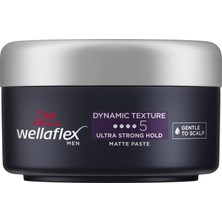 Wella Men Dynamic Texture Dinamik Doku Mat Paste Ultra Strong Hold - 75 ml