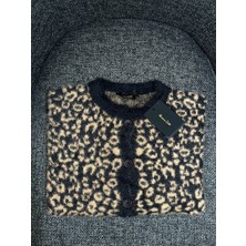 Modaens'ten  Leopar Desen Yumoş Hırka