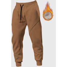 Ghassy Co. Run Sporcu Günlük Içi Şardonlu Üç Iplik Spor Eşofman Altı