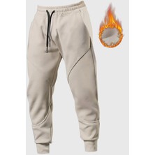 Ghassy Co. Run Sporcu Günlük Içi Şardonlu Üç Iplik Spor Eşofman Altı