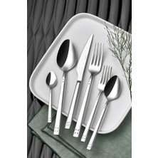 Onon Pırlanta 12 Kişilik 77 Parça Çatal Kaşık Bıçak Takımı