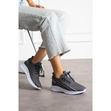 Füme Buz Unisex Yıkanabilir Rahat Hava Alabilen Kokusuz Triko Spor Ayakkabı Sneaker 015