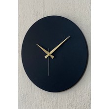 MOOCLOCK Round Model Bohem Dekoratif  Metal Sıvama Akar SESSİZ Mekanizmalı Duvar Saati (40*40 Cm)