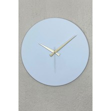 MOOCLOCK Round Model Bohem Dekoratif  Metal Sıvama Akar SESSİZ Mekanizmalı Duvar Saati (40*40 Cm)